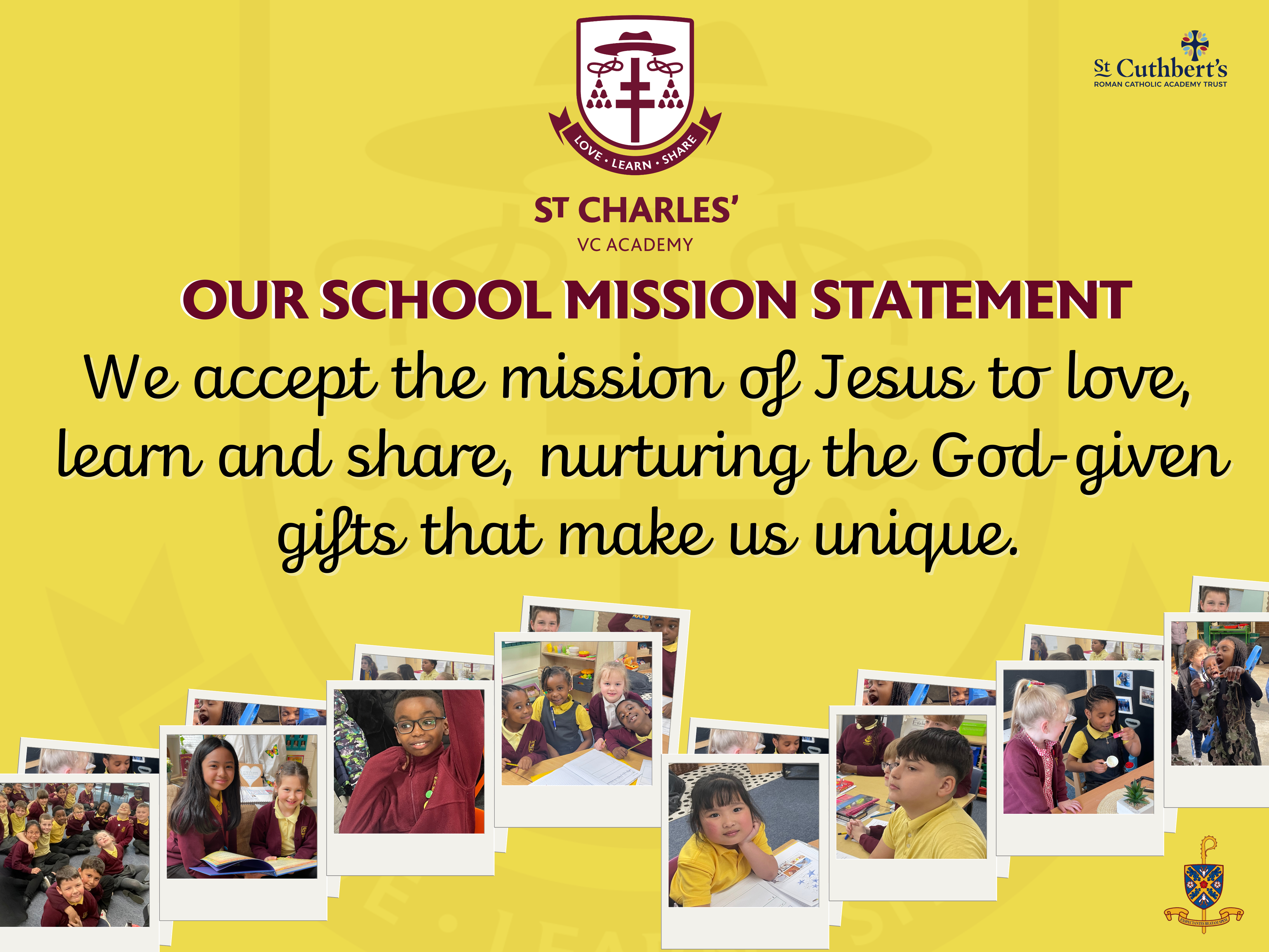 OUR SCHOOL MISSION STATEMENT STC 1200 x 900 mm