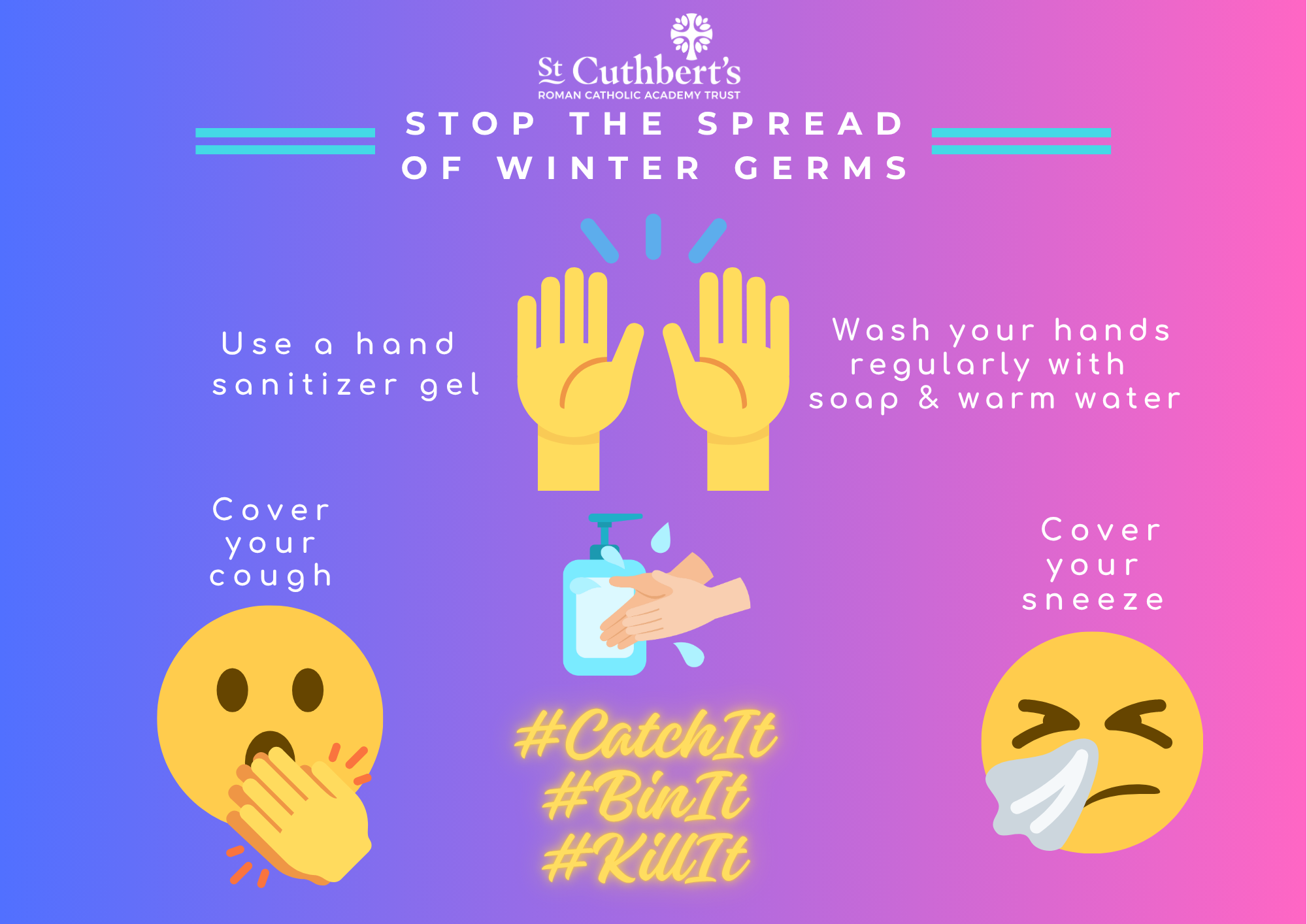 Stop the spread of winter germs pupils